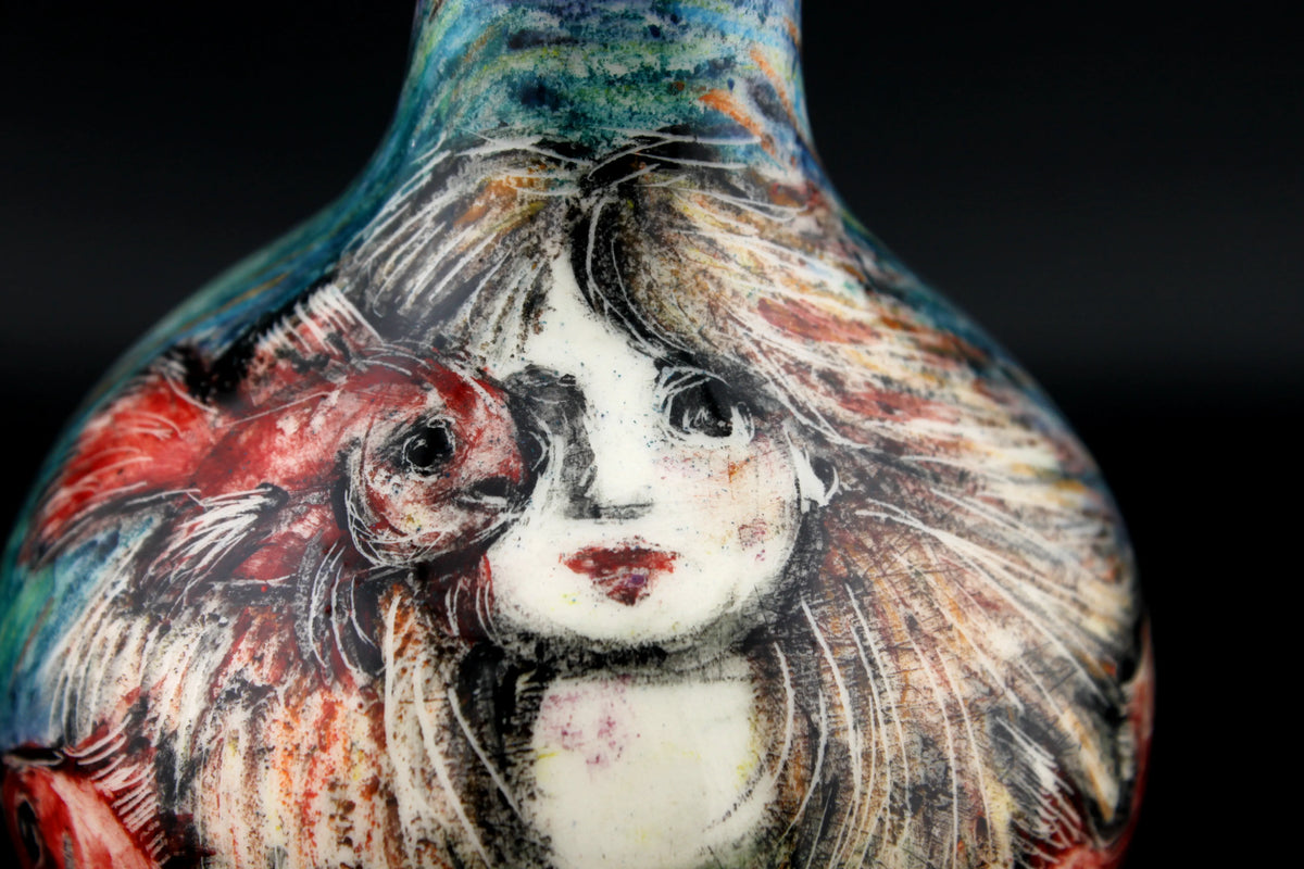 Soliflore "poisson-rouge"