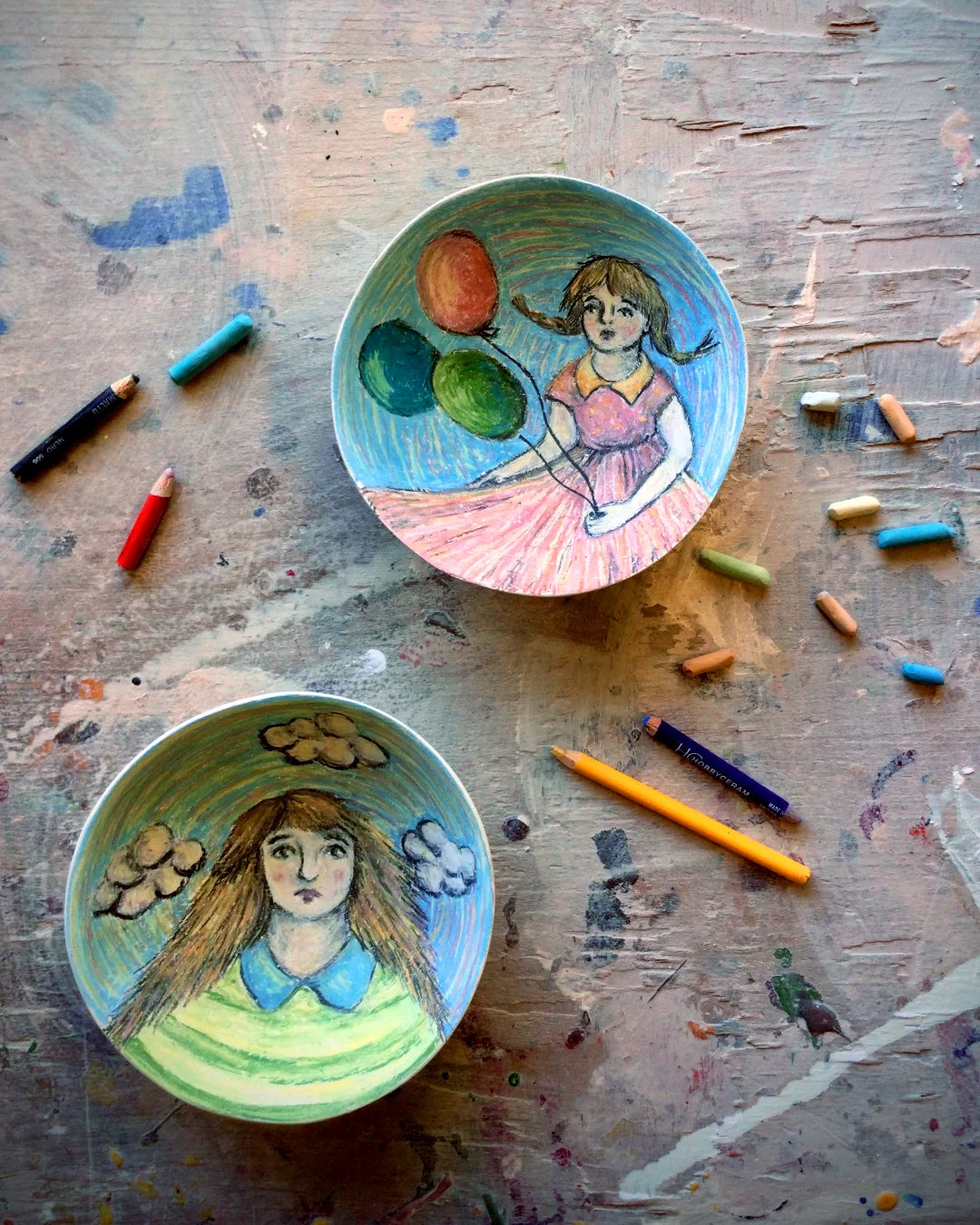 Atelier illustration sur céramique