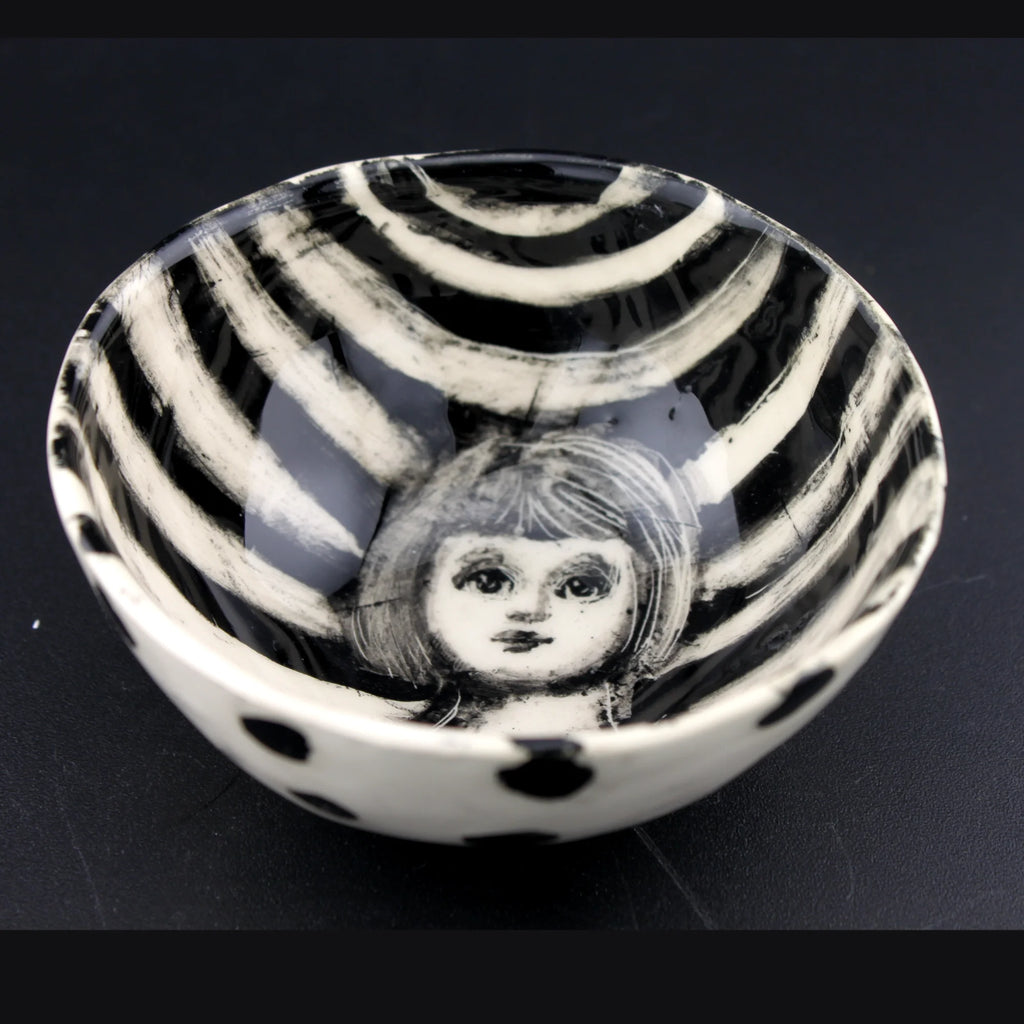 mini bol "rayure et pois"