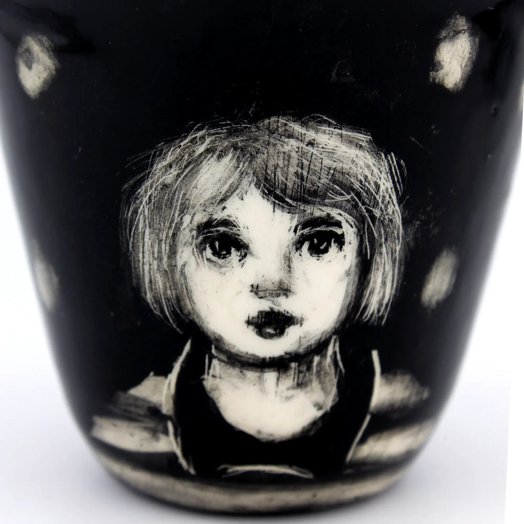 Mini tasses à pois