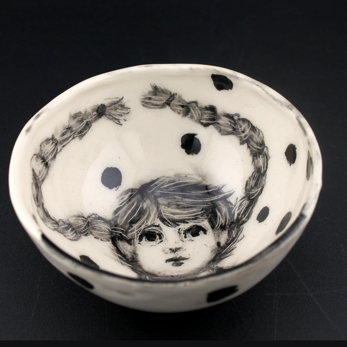 mini bol "couette et pois"