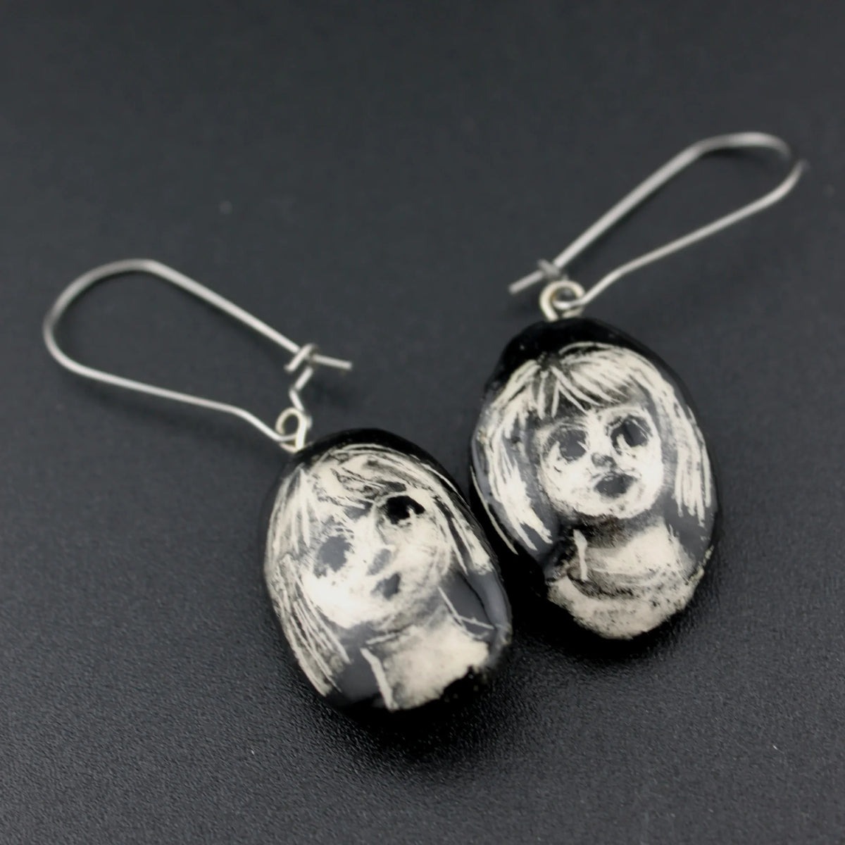 boucle d'oreille petit portrait